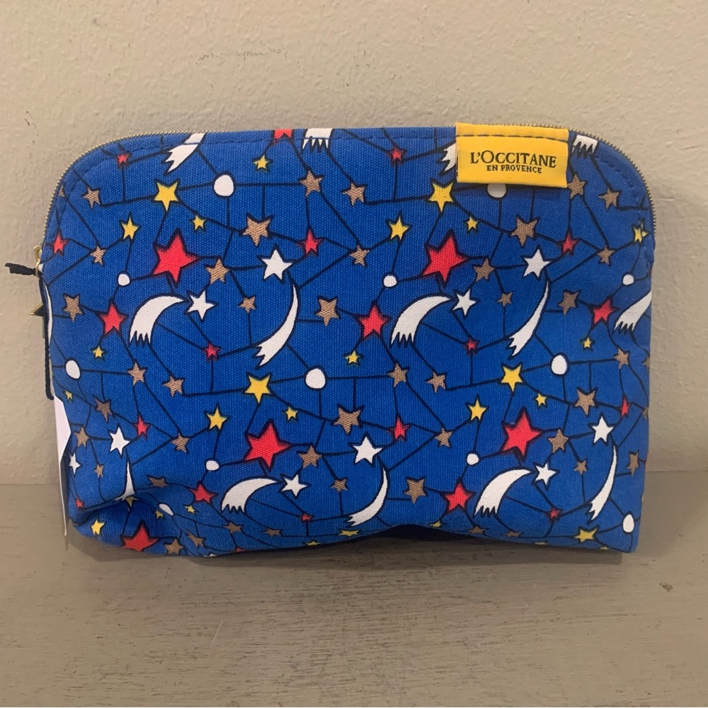 L’ OCCITANE En Provence NWT Stars And Moon Cosmetic Bag